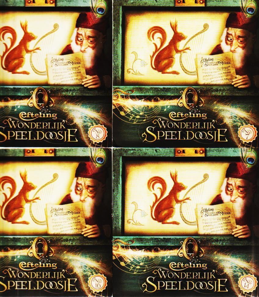 Efteling # Wonderlijke speeldoosje cd 7-8-14-16., Verzamelen, Ophalen of Verzenden, Zo goed als nieuw, Overige typen