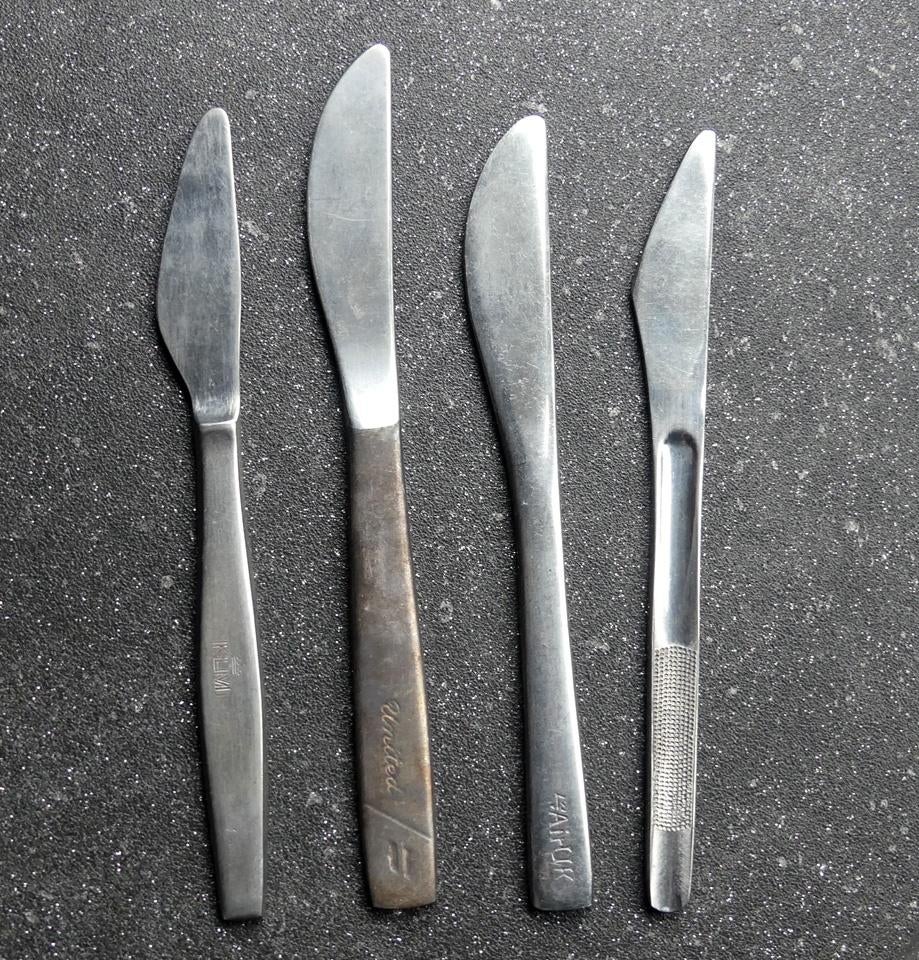 Luchtvaart messen vliegtuig bestek KLM Air UK Continental, Ophalen of Verzenden, Gebruikt, Overige typen