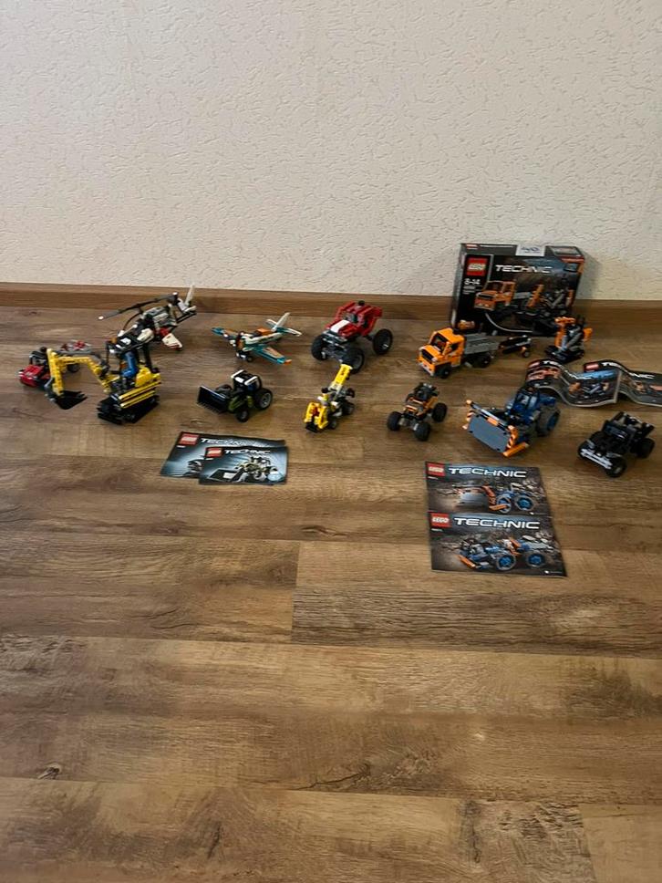 Partij Lego Technic setjes, Kinderen en Baby's, Speelgoed | Duplo en Lego, Zo goed als nieuw, Lego, Complete set, Meerdere sets