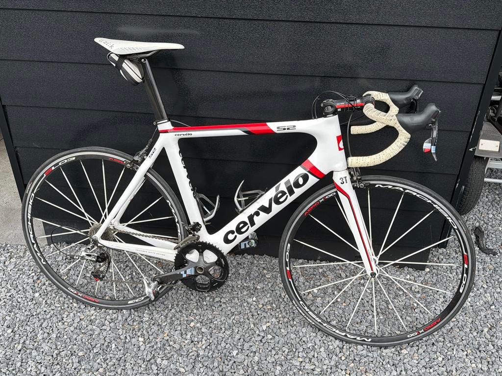 Cervelo S2 Vroomen white design, Fietsen en Brommers, Fietsen | Racefietsen, Overige merken, 28 inch, Gebruikt, Carbon