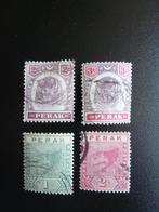 Engelse kolonie. Perak. 1891 -1895 divers, Verzenden, Gestempeld, Zuid-Azië