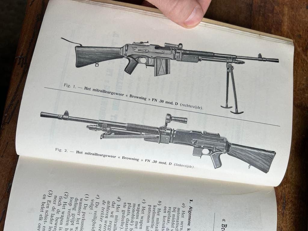 KL Defensie handboek ABL FN 30 mod D machineweren BAR, Verzamelen, Ophalen of Verzenden, Nederland