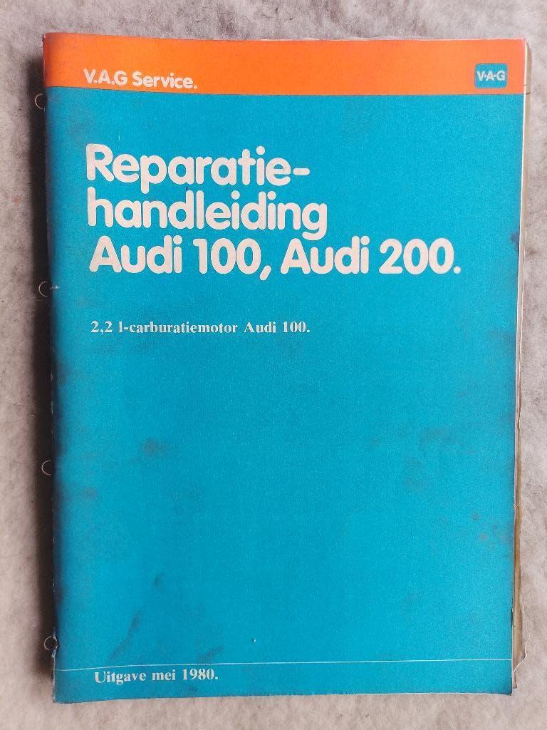 Werkplaatsboek Audi 200 2,2 carburateur motor WB Type 43, Boeken, Auto's | Boeken, Ophalen of Verzenden, Gelezen, Audi