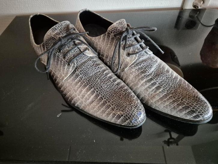 Lureaux luxe schoen grey dino maat 46 valt als 47, Kleding | Heren, Schoenen, Ophalen of Verzenden