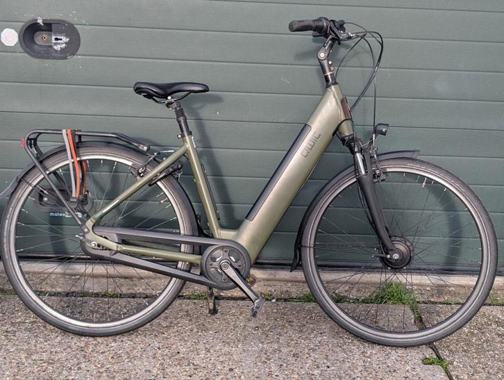 Qwic Urban Elektrische fiets met gereviseerde Accu, Fietsen en Brommers, Fietsen | Dames | Omafietsen, Zo goed als nieuw, 53 tot 56 cm