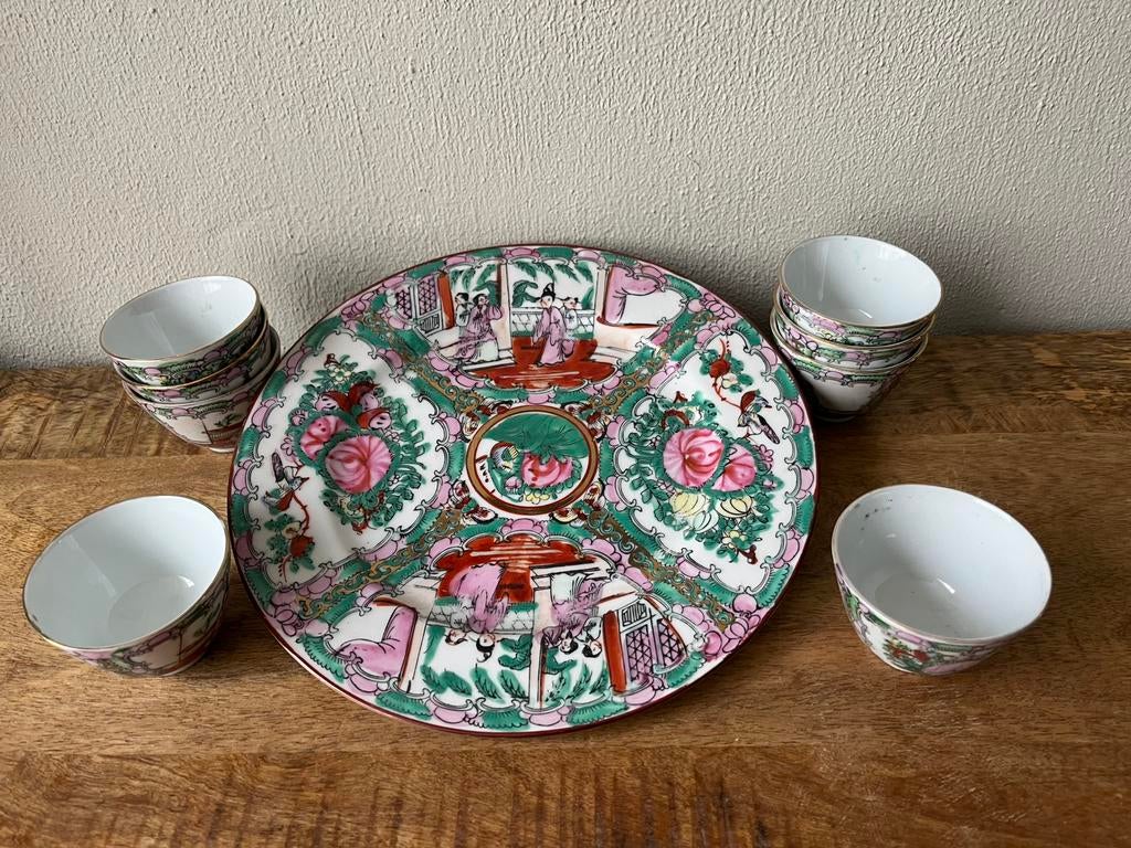 Chinees porseleinen bord, Ophalen