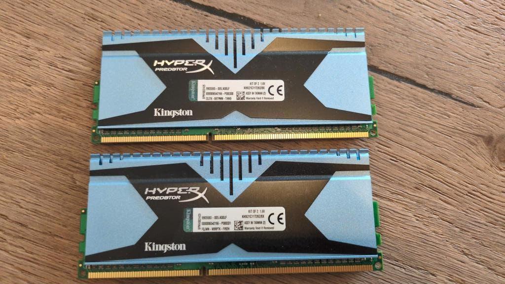DDR3 Geheugen Kingston HyperX Predator, Computers en Software, RAM geheugen, Gebruikt, Desktop, 8 GB, DDR3, Ophalen of Verzenden