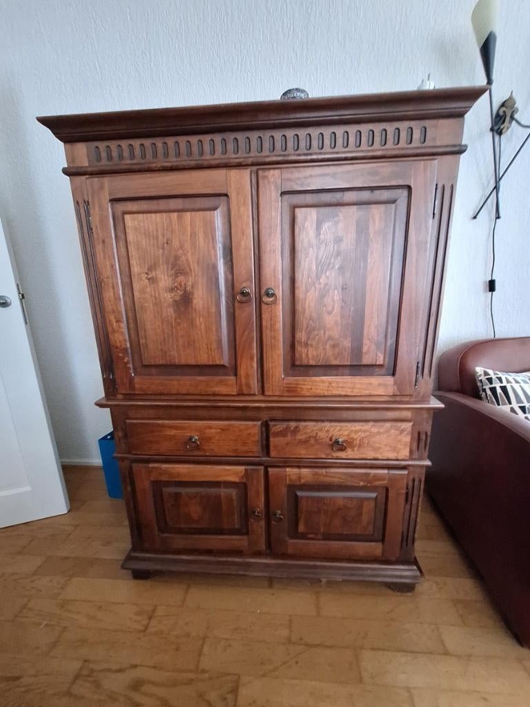 Hoge kamerkast, Huis en Inrichting, Kasten | Wandmeubels, Ophalen, Gebruikt, Met deur(en), 150 tot 200 cm