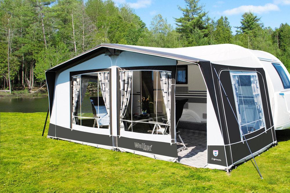 Voortent Walker Signum 250, Caravans en Kamperen, Ophalen, Zo goed als nieuw, Walker Campingstyle