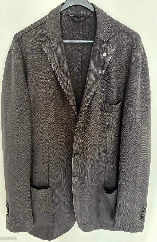 Donkerbruin L.B.M. colbert, maat 56, Kleding | Heren, Kostuums en Colberts, Ophalen of Verzenden, Zo goed als nieuw, Maat 56/58 (XL)