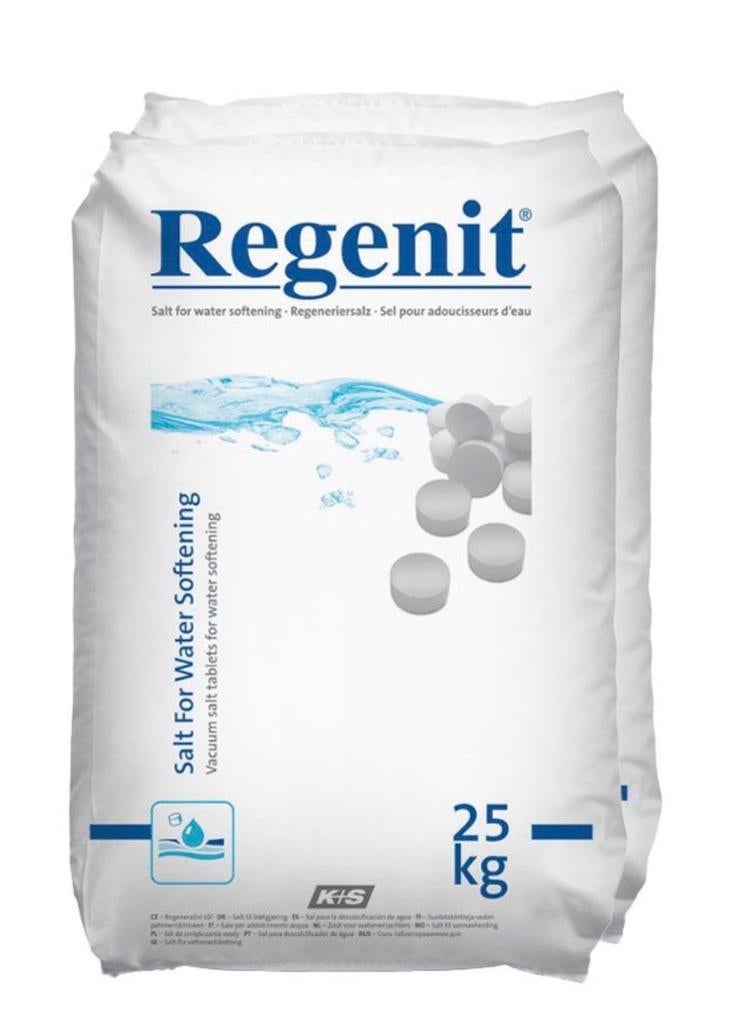 Regenit Onthardingszout - 25 kg, Witgoed en Apparatuur, Waterontharders, Ophalen, Nieuw, Waterontharder met zout