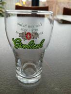 Grolsch glas herout logo 7dubbeldruk, Ophalen of Verzenden, Zo goed als nieuw, Glas of Glazen, Grolsch