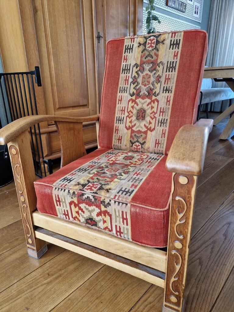 Antieke Rookstoel, Antiek en Kunst, Antiek | Meubels | Stoelen en Banken, Ophalen