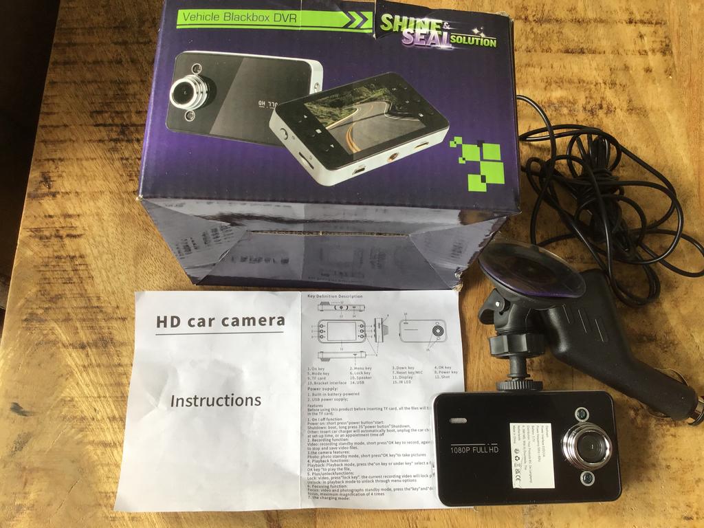 Dashcam in doos, Ophalen, Nieuw