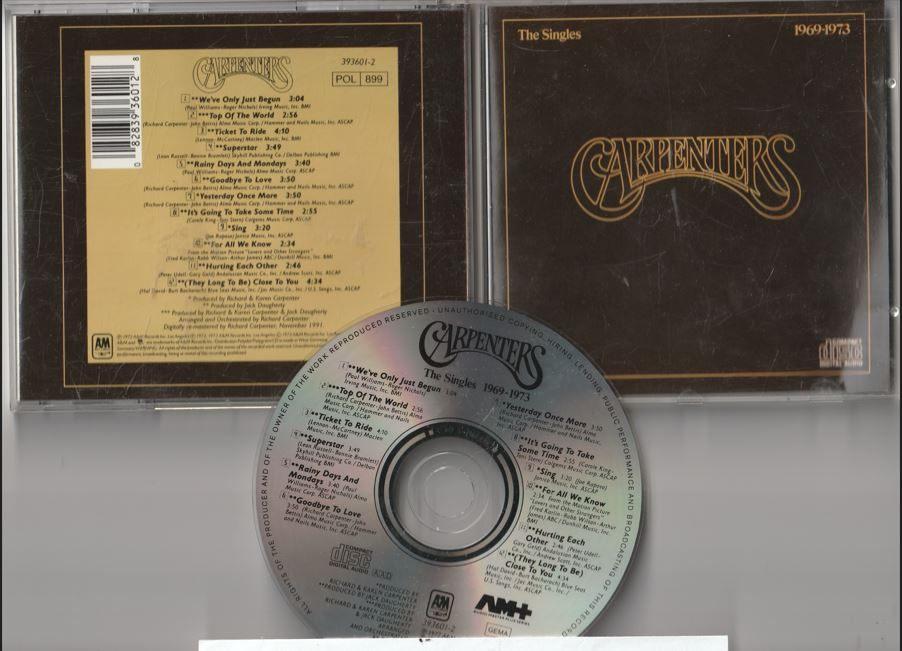 Carpenters - The Singles 1969-1973, Ophalen of Verzenden, Zo goed als nieuw