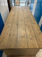 Steigerhouten tafel 250x100 met lange bank, Gebruikt, 100 tot 150 cm, 200 cm of meer, Ophalen of Verzenden