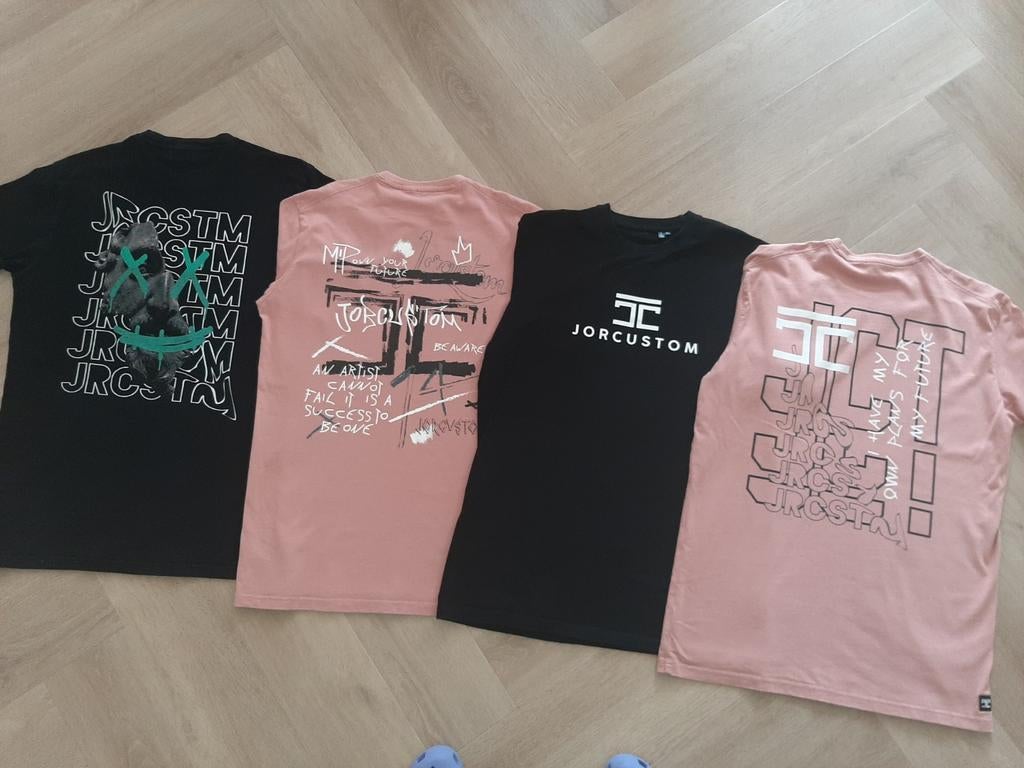 Set van 4 jorcostom tshirts maat Xl en L, Ophalen of Verzenden, Maat 56/58 (XL)