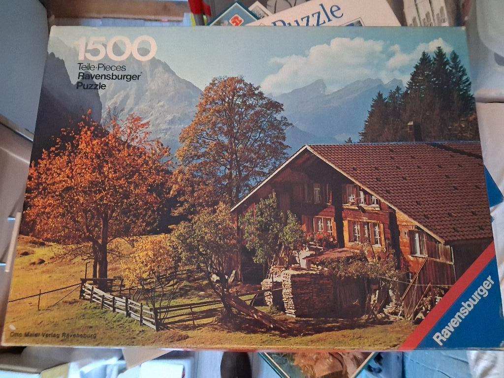 Legpuzzel 1500 stukjes, Ophalen, 500 t/m 1500 stukjes, Zo goed als nieuw, Legpuzzel