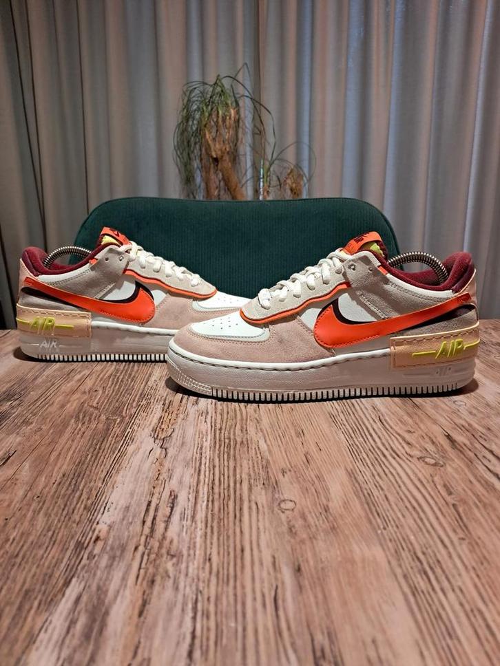Nike Air Force 1 Shadow 'Orange Pearl' Size 39, Kleding | Dames, Schoenen, Gedragen, Sneakers of Gympen, Wit, Ophalen of Verzenden