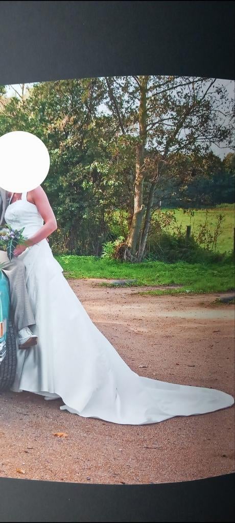 Prachtige Ladybird trouwjurk, maat 38/40, met hoepel, Trouwjurk, Ophalen of Verzenden, Zo goed als nieuw, Wit