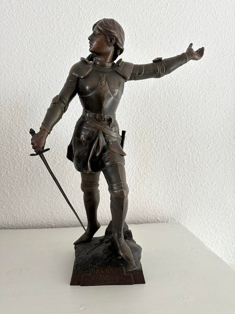 Bronzen beeld Jeanne d'Arc - Orléans, Ophalen of Verzenden
