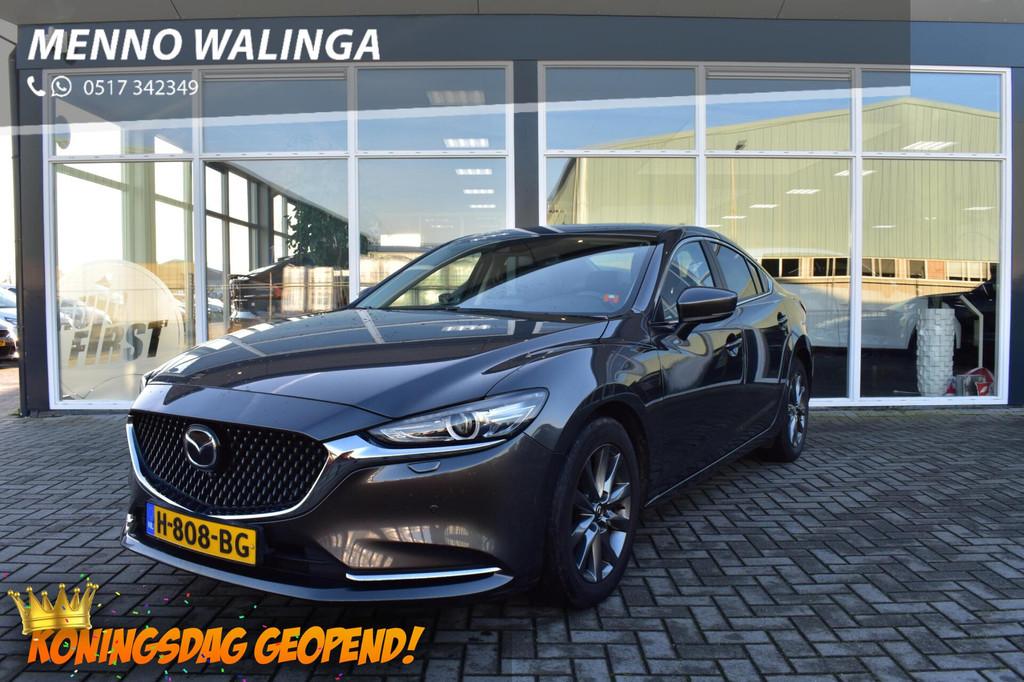 Mazda 6 2.0 SkyActiv-G 165 Comfort|Automaat|Lederen interieu, Auto's, Mazda, 1998 cc, Gebruikt, 4 cilinders, 165 pk