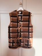 Alwero bodywarmer - Bruin geruit - Maat S, Kleding | Dames, Bodywarmers, Ophalen of Verzenden, Zo goed als nieuw, Maat 36 (S)