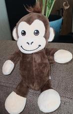 Lidl donkerbruin beige aapje, wergona., Kinderen en Baby's, Speelgoed | Knuffels en Pluche, Ophalen of Verzenden, Zo goed als nieuw