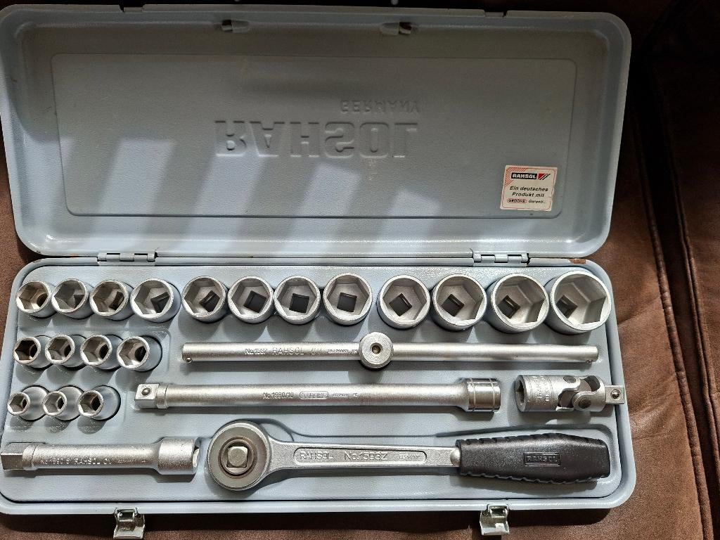 Mooie Rahsol (Gedore) doppenset in nieuwstaat!, Ophalen of Verzenden, Zo goed als nieuw