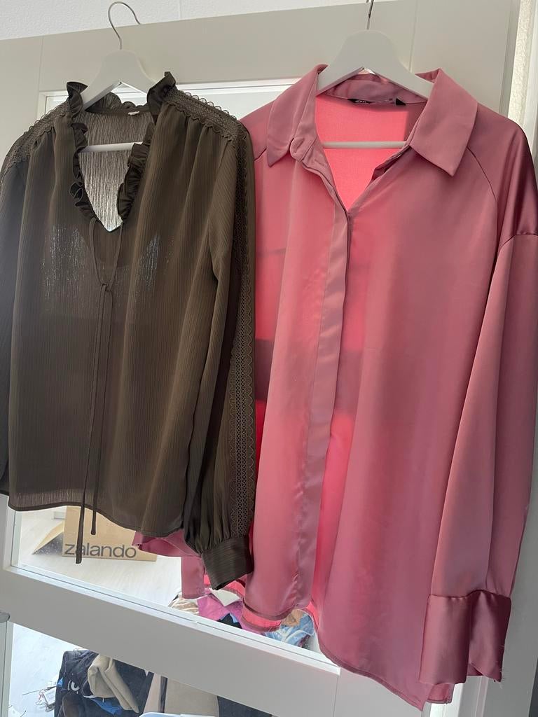 Grote partij dameskleding, schoenen en tassen, Ophalen of Verzenden, Gedragen, Maat 42/44 (L), Overige kleuren