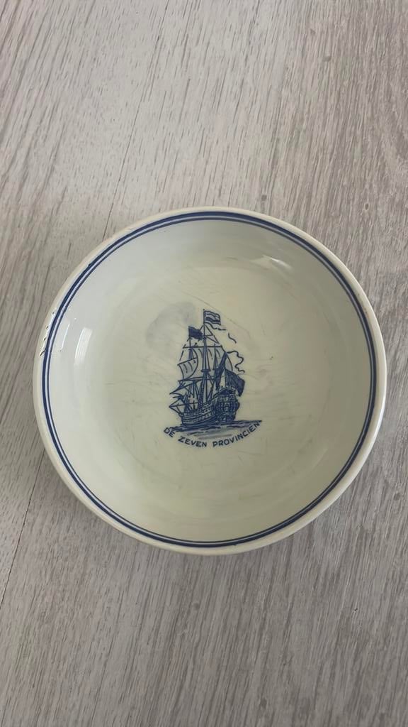 Herdenkingsschoteltje KMS Vlissingen–De Schelde(P.Holland), Antiek en Kunst, Ophalen of Verzenden