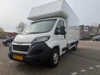 Peugeot Boxer 2020 Wit euro 6 met laadklep km stand 95000, Auto's, Stof, 164 pk, Lederen bekleding, Wit