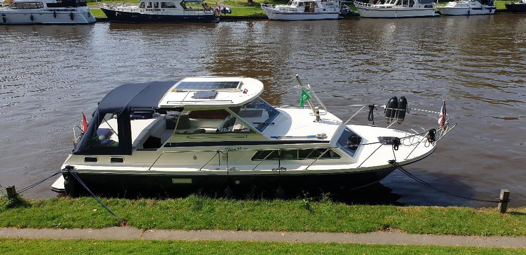 Marco 8.60 AK Polyester motorjacht bjr.1999., Watersport en Boten, Ophalen, Gebruikt, Diesel, Polyester