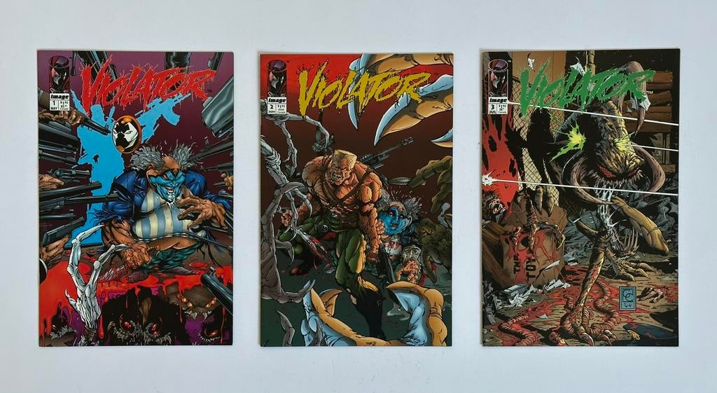 Violator #1-3 Complete Set (Alan Moore) (Spawn), Complete serie of reeks, Ophalen of Verzenden, Zo goed als nieuw, Amerika