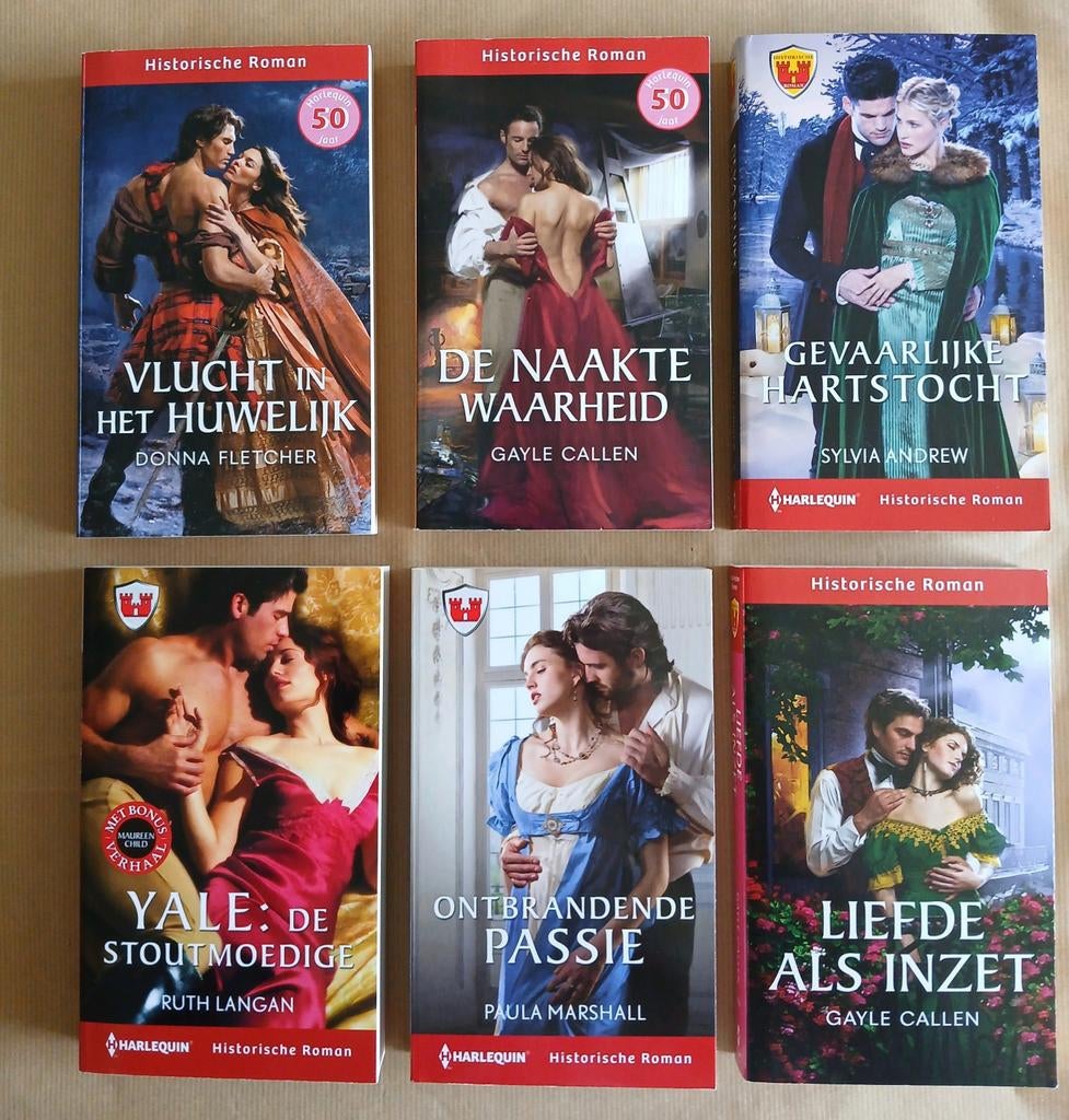Harlequin Historische Roman Boekenpakket, Boeken, Ophalen of Verzenden, Zo goed als nieuw, Diverse auteurs
