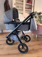 Dubatti E5 One compleet grijs, reiswieg, stoel,adapters, tas, Combiwagen, Ophalen, Overige merken, Verstelbare duwstang
