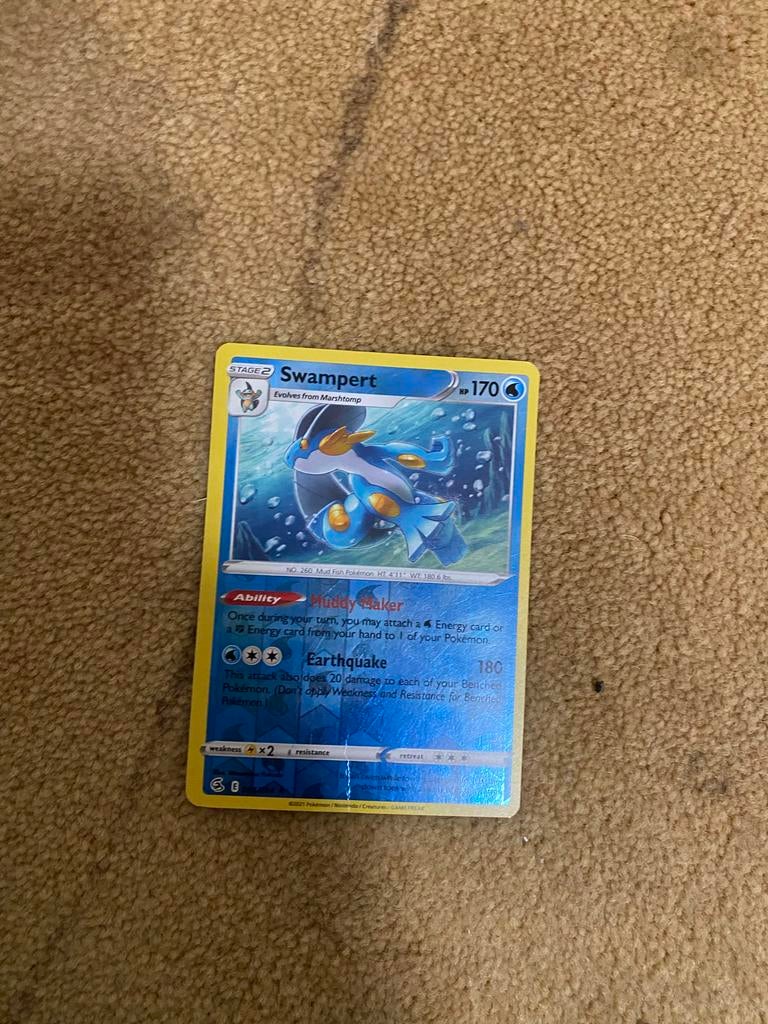 Diverse Pokémon kaarten - Swampert, Slakoth, Dark Wartortle, Verzenden, Gebruikt, Meerdere kaarten