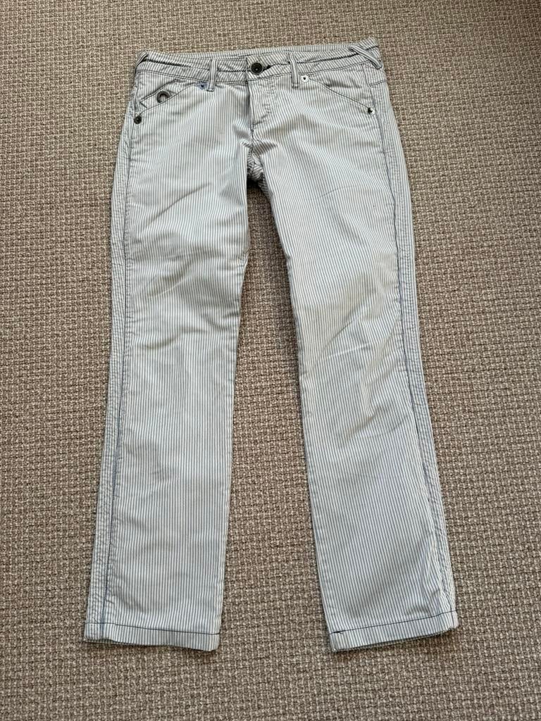 Hans Ubbink damesbroek, Ophalen of Verzenden, Zo goed als nieuw, Blauw, W30 - W32 (confectie 38/40)