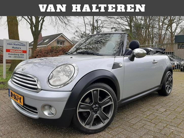 Mini Mini Cabrio 1.6 Cooper Airco/Clima Leder Xenon 17 Inch, Auto's, Mini, Bedrijf, Te koop, Cabrio, Airconditioning, Bluetooth
