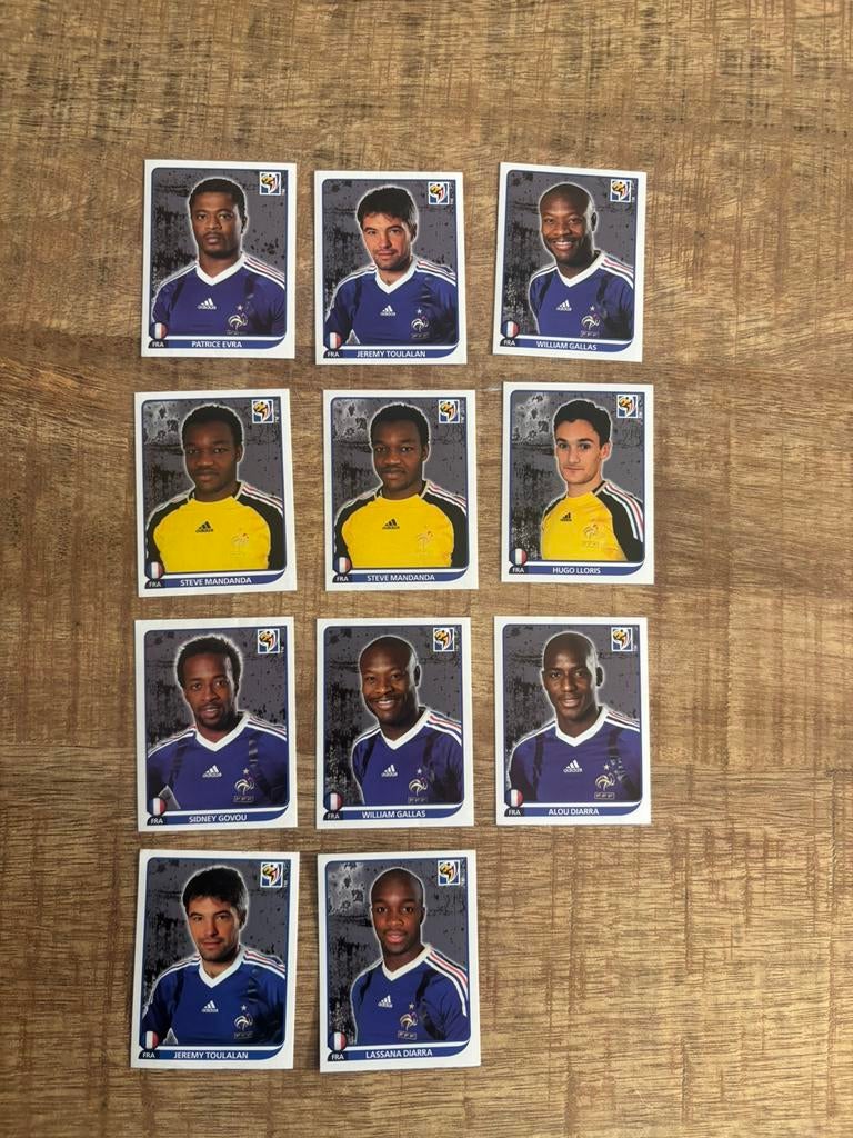 Panini WK 2010 Frankrijk Stickers, Verzamelen, Ophalen of Verzenden, Zo goed als nieuw, Buitenlandse clubs, Poster, Plaatje of Sticker