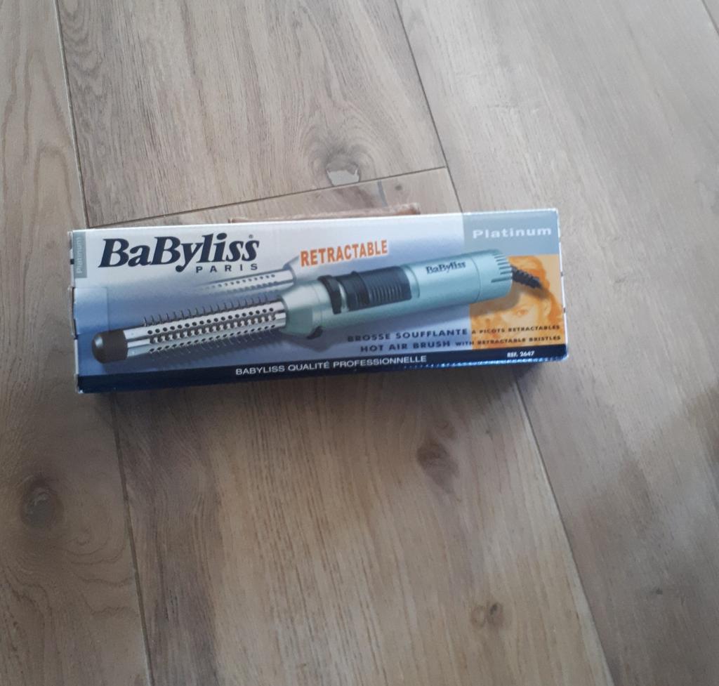BaByliss warme lucht borstel, Ophalen of Verzenden, Nieuw, Krultang of Stijltang