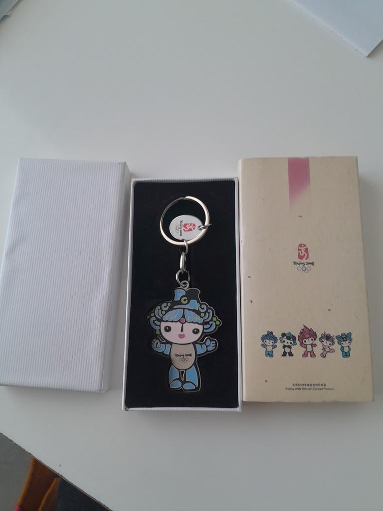Sleutelhanger Beibei Olympische Spelen Peking 2008 in doosje, Verzamelen, Ophalen of Verzenden, Nieuw, Stad of Land