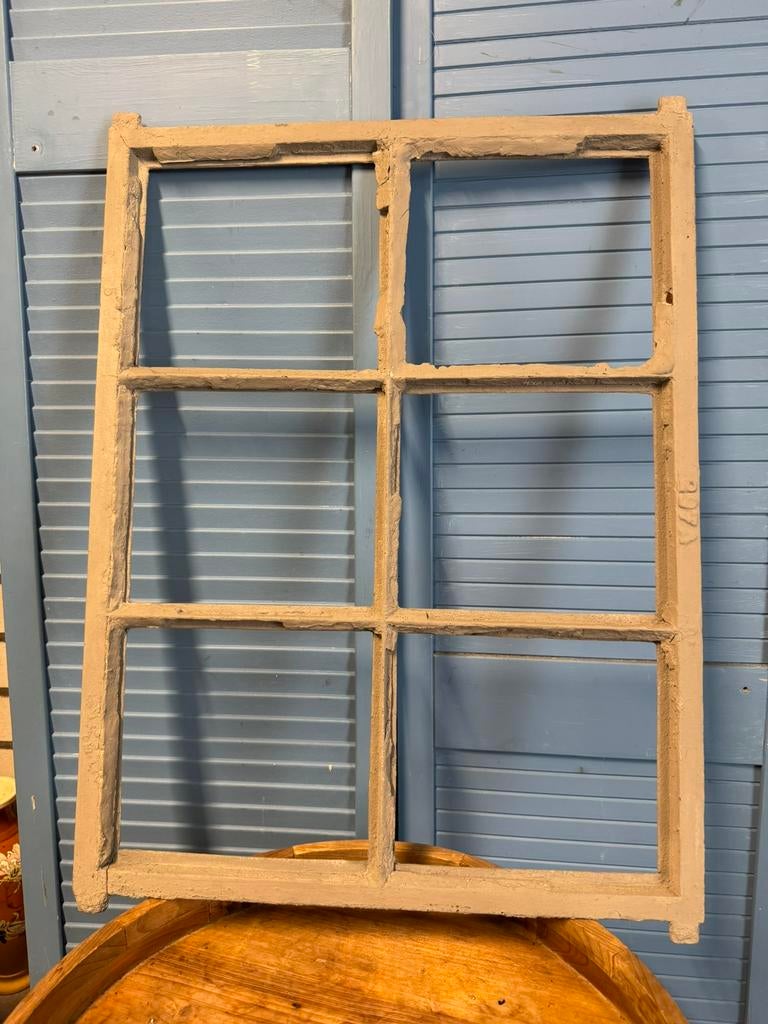 Oud ijzeren raamkozijn, Ophalen of Verzenden, Gebruikt