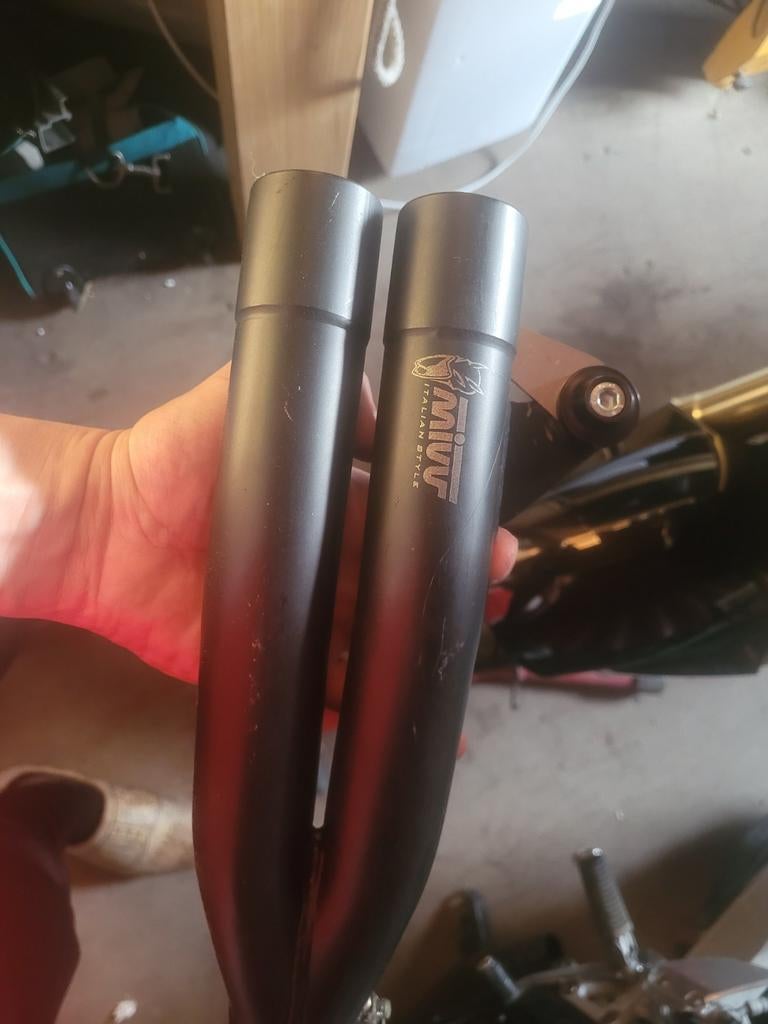 MIVV Doublegun uitlaatdemper te koop, Motoren, Ophalen of Verzenden