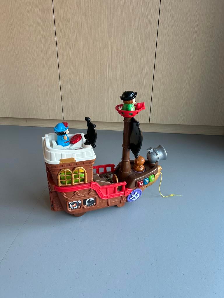 Vtech Piratenboot met 3 poppetjes en inktvis, Kinderen en Baby's, Speelgoed | Vtech, Ophalen of Verzenden, Gebruikt, 2 tot 4 jaar