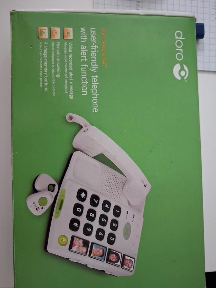 Doro Secure 347 Senioren Telefoon met Alarmfunctie, Telecommunicatie, Vaste telefoons | Handsets en Draadloos, Nieuw, 1 handset