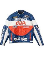 Leren jas, Ophalen, Gedragen, Maat 56/58 (XL), Wit