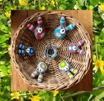Kleurige konijntjes - haasjes - handmade - nieuw - handmade, Ophalen of Verzenden, Nieuw