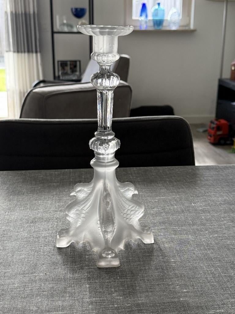 Val St. Lambert, kandelaar Griffon, Antiek en Kunst, Antiek | Glas en Kristal, Ophalen of Verzenden