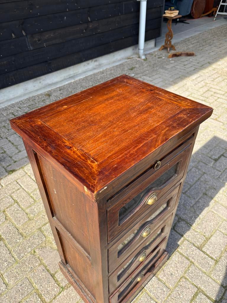 Koloniaal stijl ladekastje, Ophalen, Minder dan 50 cm, Gebruikt, 5 laden of meer